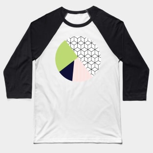Cube Circle Baseball T-Shirt